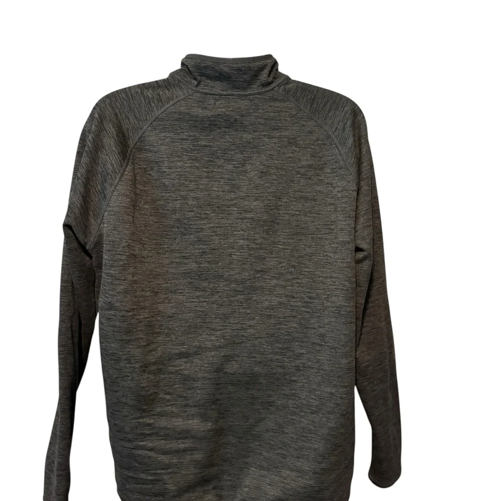 The North Face Men’s Mock Neck 1/4 Zip Pullover Sweatshirt Jacket Gray Black XL